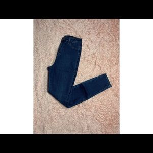 High waist skinny jeans